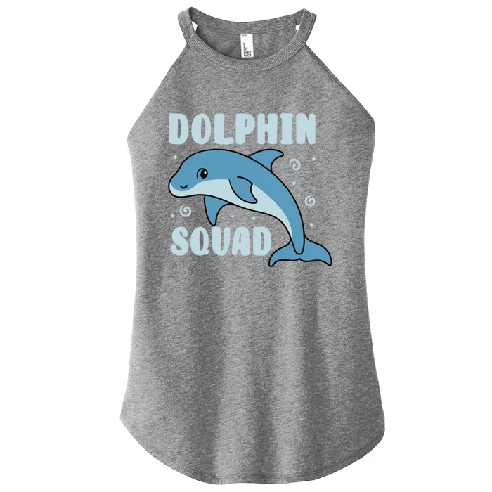 Cute Dolphin Squad Sea Animal Nature Gift Women’s Perfect Tri Rocker Tank