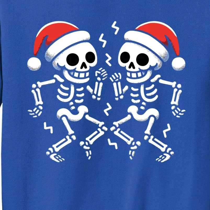 Christmas Dancing Skeletons Funny Xmas Couples Matching Meaningful Gift Tall Sweatshirt