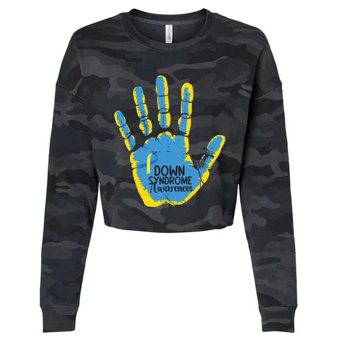 Celebrate Down Syndrome Awareness Day Together Cropped Pullover Crew