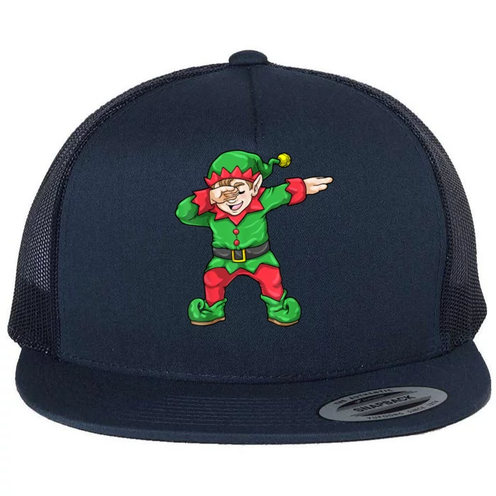 Christmas Dabbing Squad Family Matching Xmas Gift Flat Bill Trucker Hat