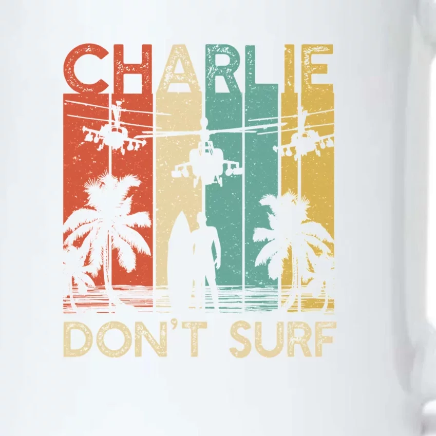 Charlie Don`T Surf Military Vietnam War Apocalypse Black Color Changing Mug