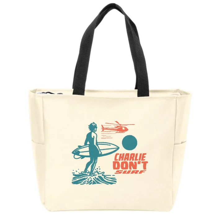 Charlie DonT Surf Zip Tote Bag