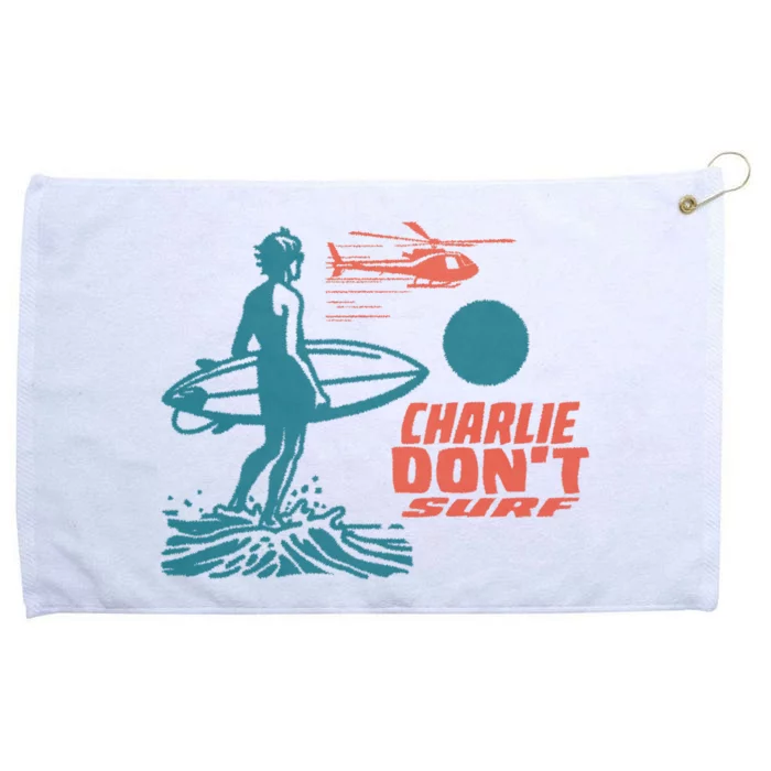 Charlie DonT Surf Grommeted Golf Towel