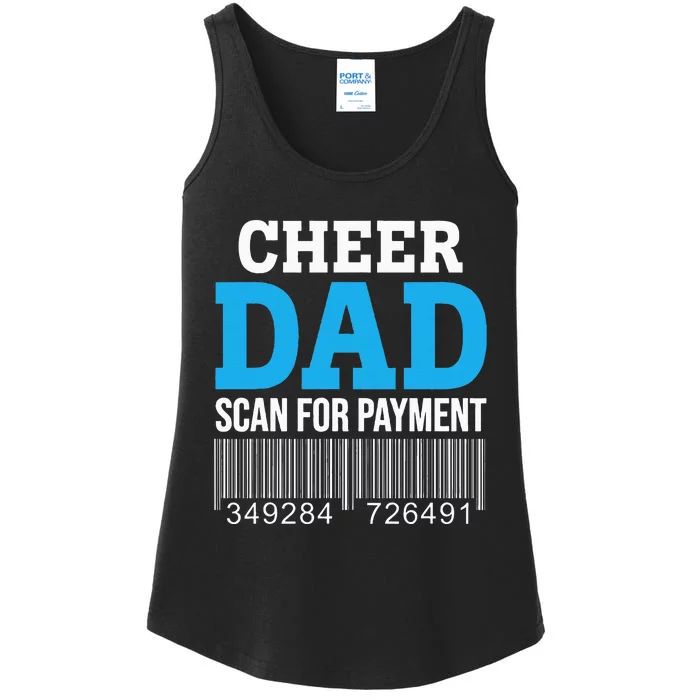 Cheer Dad Scan For Payment Father Ever Ladies Essential Tank