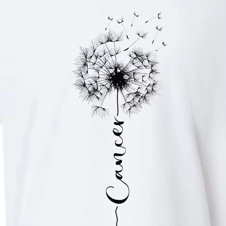 Cute Dandelion Saying Astrology Flower Zodiac Cancer Sueded Cloud Jersey T-Shirt