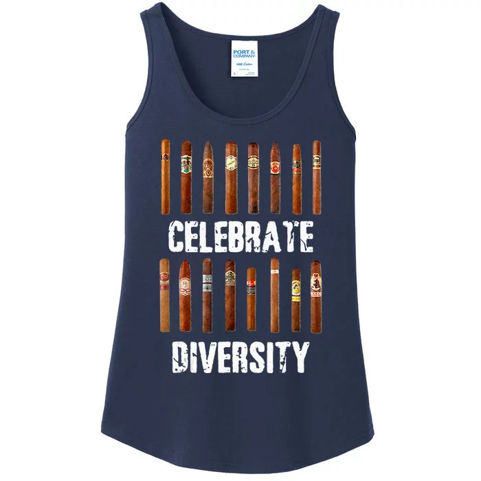 Celebrate Diversity Smoke Cigars Cigar Smoking Ladies Essential Tank