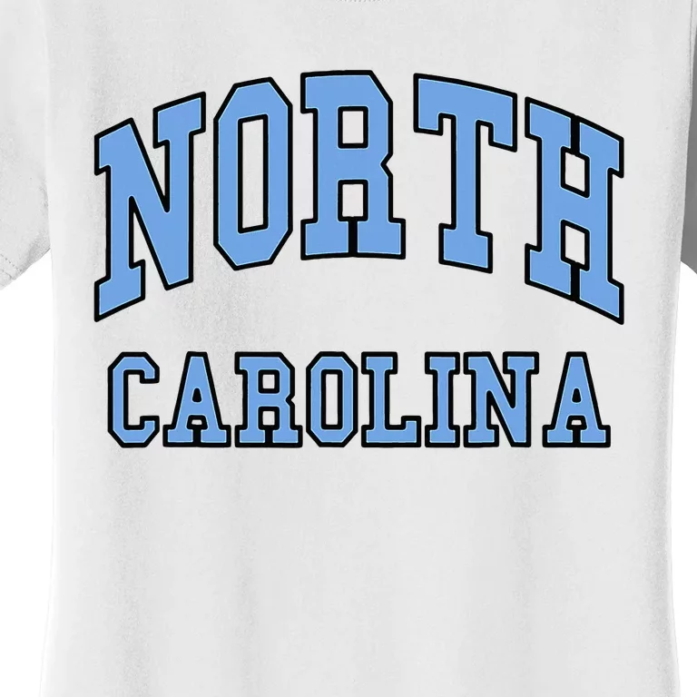 Carolina Design State Of Nc Women's T-Shirt