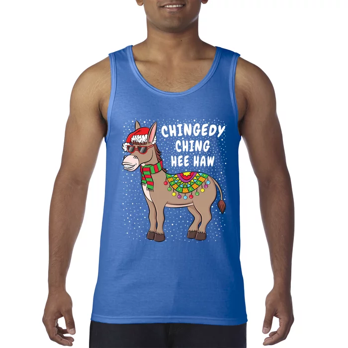 Christmas Donkey Sweater Funny American Italian Xmas Gift Meaningful Gift Tank Top