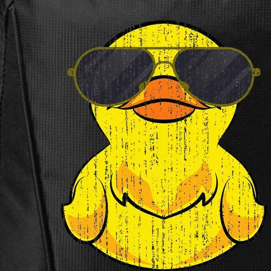 Cool Duckie Sunglasses Duckling Funny Ducky Rubber Duck City Backpack