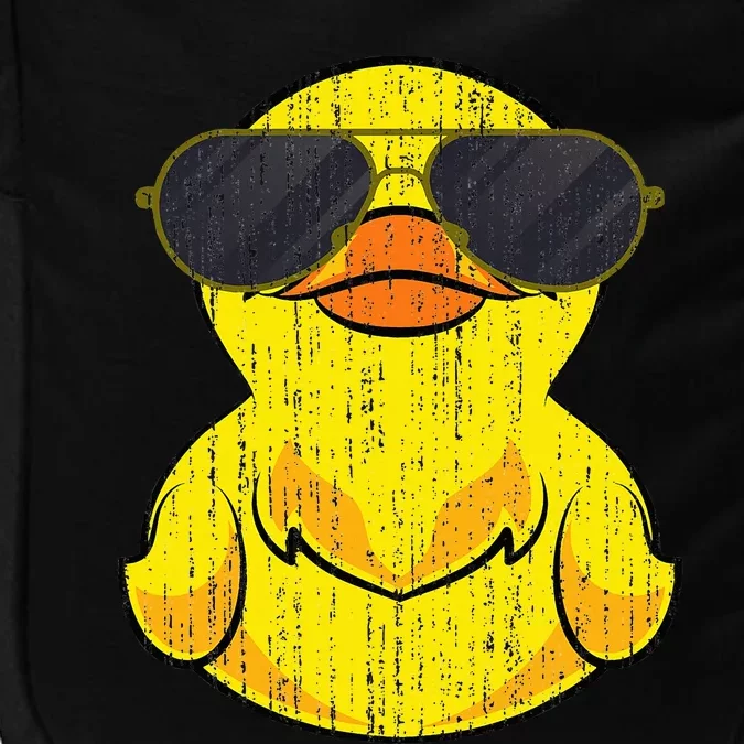 Cool Duckie Sunglasses Duckling Funny Ducky Rubber Duck Impact Tech Backpack