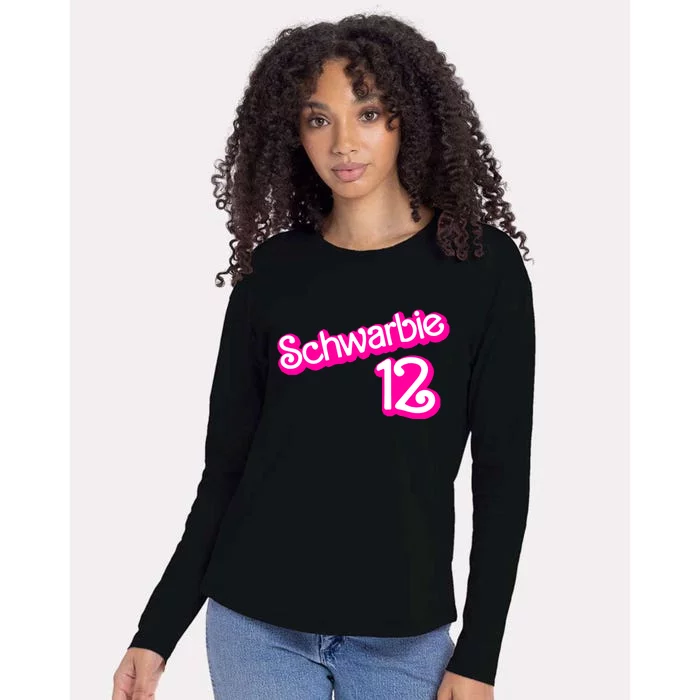 Cute Doll Schwarbie 12 Womens Cotton Relaxed Long Sleeve T-Shirt