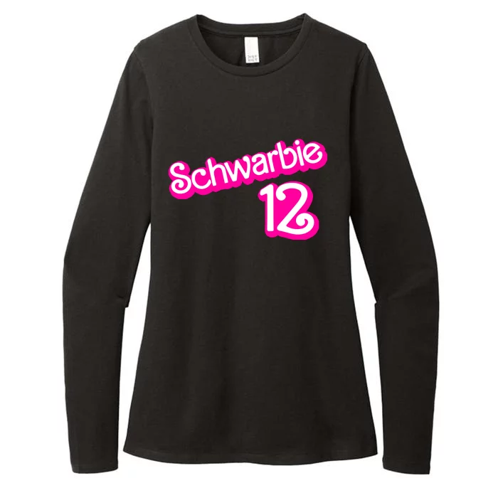 Cute Doll Schwarbie 12 Womens CVC Long Sleeve Shirt