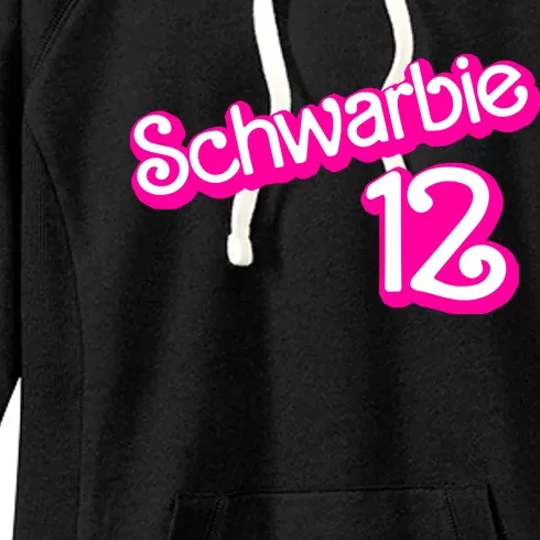 Cute Doll Schwarbie 12 Women's Fleece Hoodie