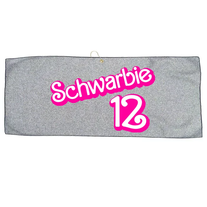 Cute Doll Schwarbie 12 Large Microfiber Waffle Golf Towel