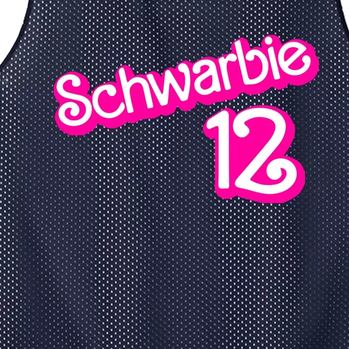 Cute Doll Schwarbie 12 Mesh Reversible Basketball Jersey Tank