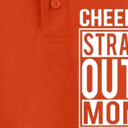 Cheer Dad Straight Outta Money Funny Cheer Coach Gift Dry Zone Grid Performance Polo