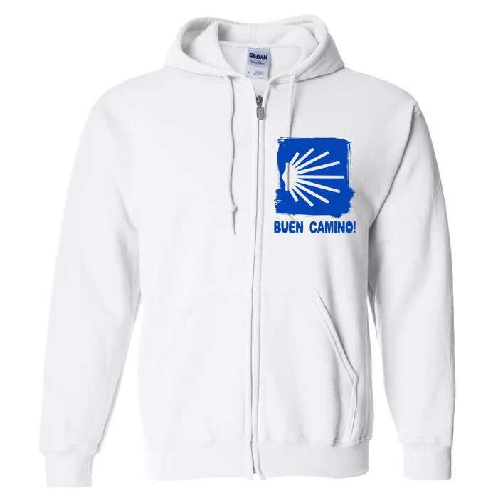 Camino De Santiago De Compostela Pilgrim Way Of St. James Full Zip Hoodie