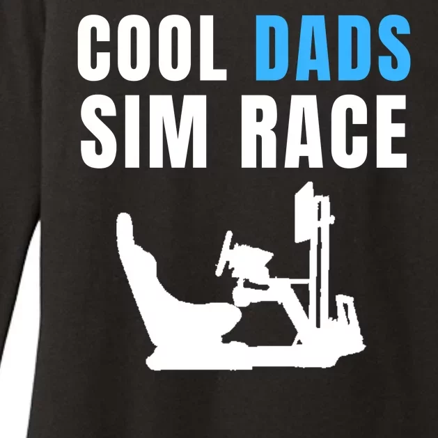 Cool Dads Sim Race Car Racing Sim Gaming Esport Sim Racer Sim Racing Cockpit Womens CVC Long Sleeve Shirt