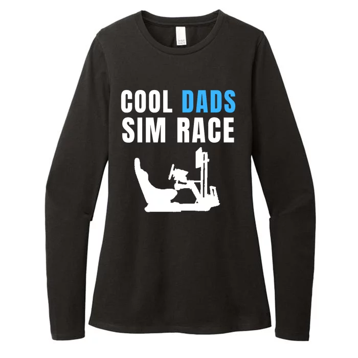 Cool Dads Sim Race Car Racing Sim Gaming Esport Sim Racer Sim Racing Cockpit Womens CVC Long Sleeve Shirt