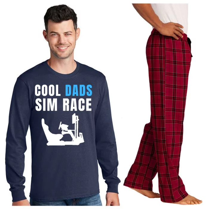 Cool Dads Sim Race Car Racing Sim Gaming Esport Sim Racer Sim Racing Cockpit Long Sleeve Pajama Set