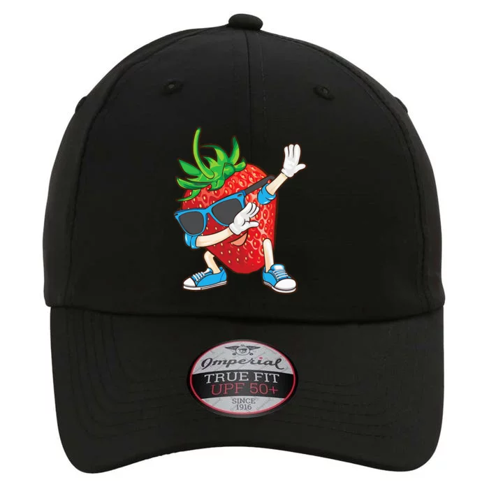 Cool Dabbing Strawberry Funny Love Dancer Sweet Fruit Gift The Original Performance Cap