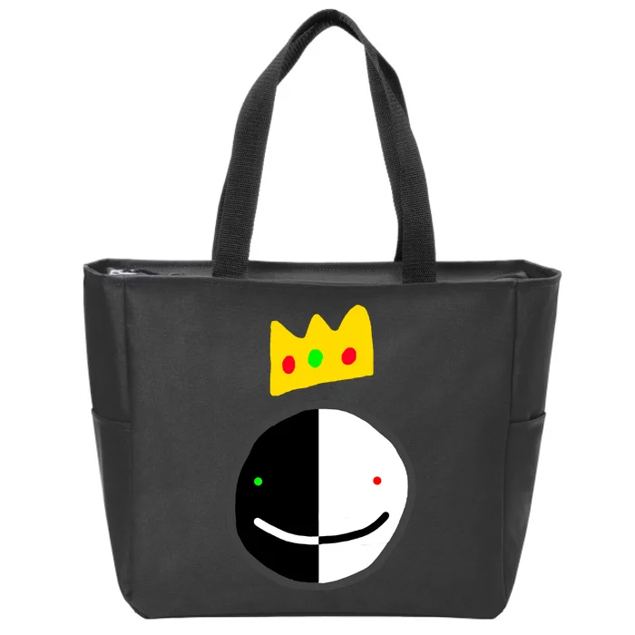 Crown Dream Smile SMP Team Zip Tote Bag