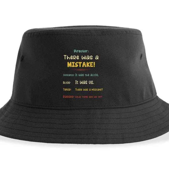 Choir Director Soprano Alto Tenor Bass Sustainable Bucket Hat