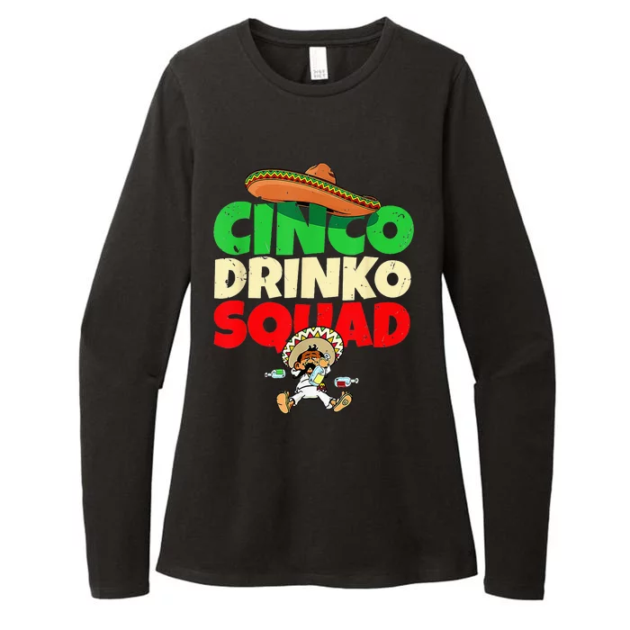 Cinco Drinko Squad Drinking Party Fiesta Funny Cinco De Mayo Womens CVC Long Sleeve Shirt