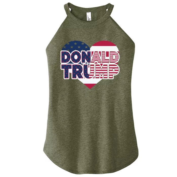 Cool Donald Trump Heart Election 2024 Women’s Perfect Tri Rocker Tank