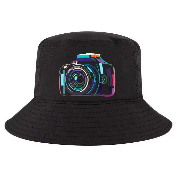 Cameras Don't Take Photos Photographers Do Photography Lover Cool Comfort Performance Bucket Hat