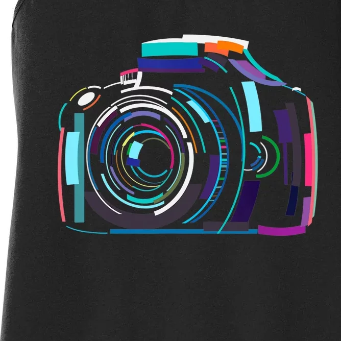 Cameras Don't Take Photos Photographers Do Photography Lover Women's Racerback Tank