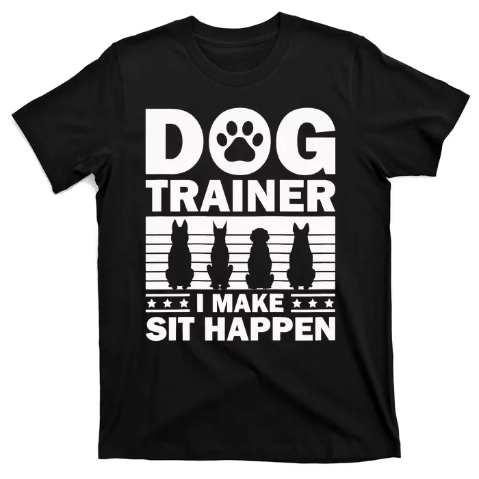 Cool Dog Trainer Dog Training Agility Class Cool Gift T-Shirt