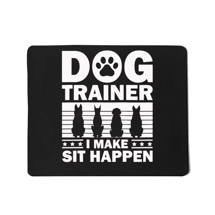 Cool Dog Trainer Dog Training Agility Class Cool Gift Mousepad