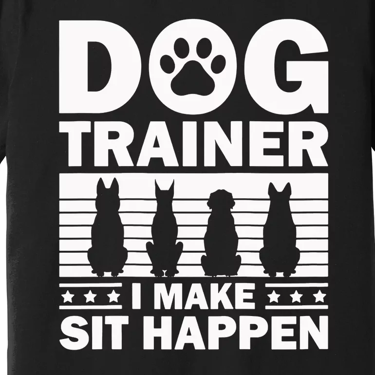 Cool Dog Trainer Dog Training Agility Class Cool Gift Premium T-Shirt