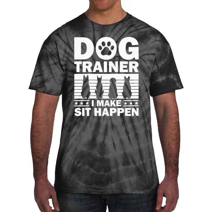 Cool Dog Trainer Dog Training Agility Class Cool Gift Tie-Dye T-Shirt