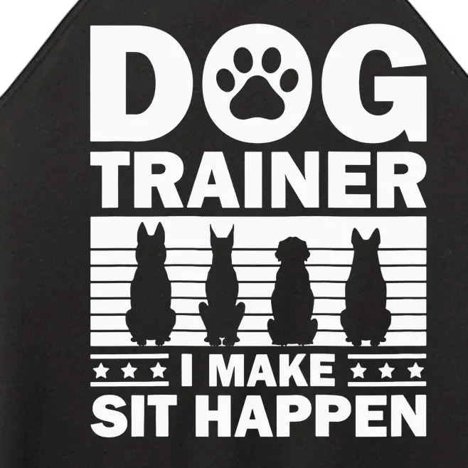 Cool Dog Trainer Dog Training Agility Class Cool Gift Women’s Perfect Tri Rocker Tank