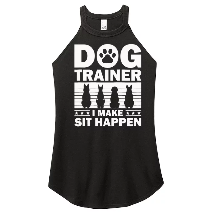 Cool Dog Trainer Dog Training Agility Class Cool Gift Women’s Perfect Tri Rocker Tank