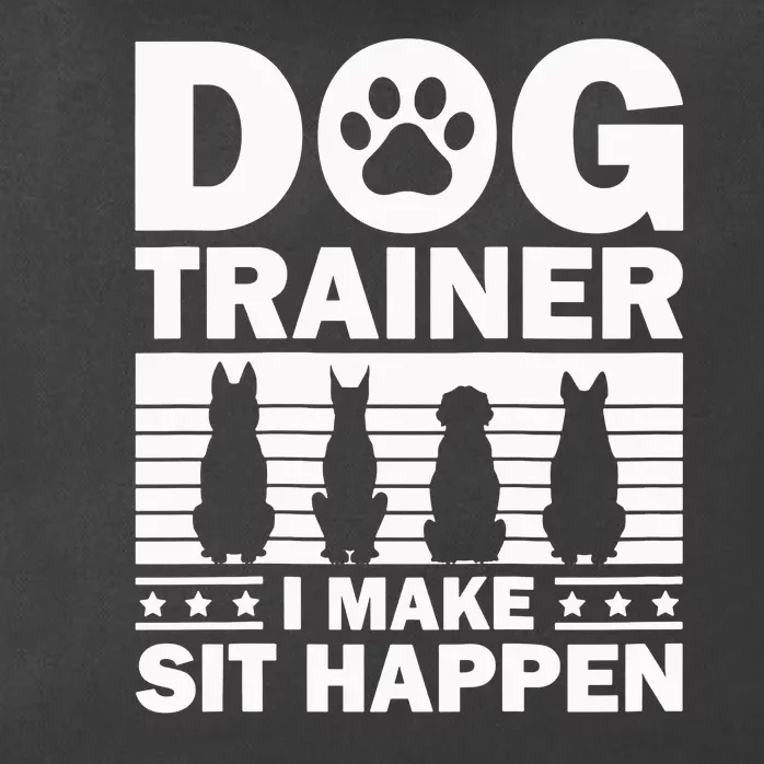 Cool Dog Trainer Dog Training Agility Class Cool Gift Zip Tote Bag