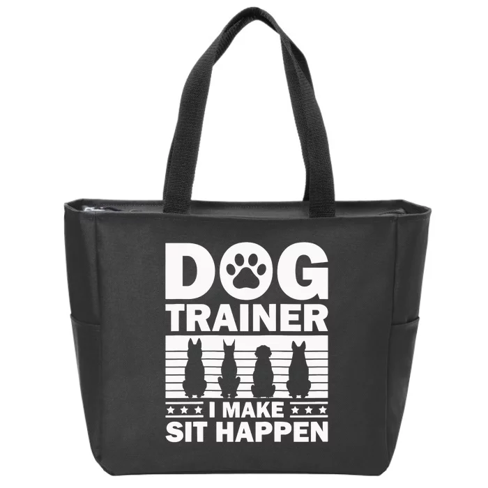 Cool Dog Trainer Dog Training Agility Class Cool Gift Zip Tote Bag