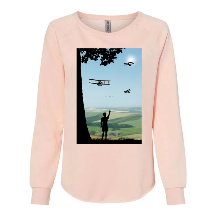 Childhood Dreams The Flypast Womens California Wash Sweatshirt