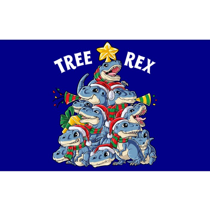 Christmas Dinosaur Tree Rex Pajamas Xmas Santa Hat Gift Bumper Sticker