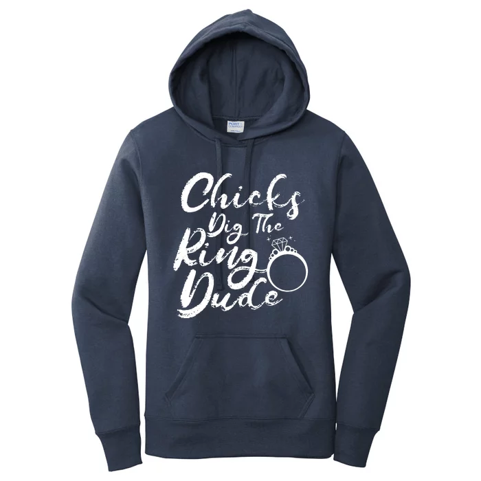 Chicks Dig The Ring Dude Women's Pullover Hoodie