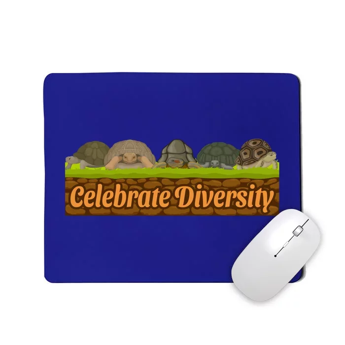 Celebrate Diversity Tortoise Stuff Sea Turtle Lovers Funny Gift Mousepad