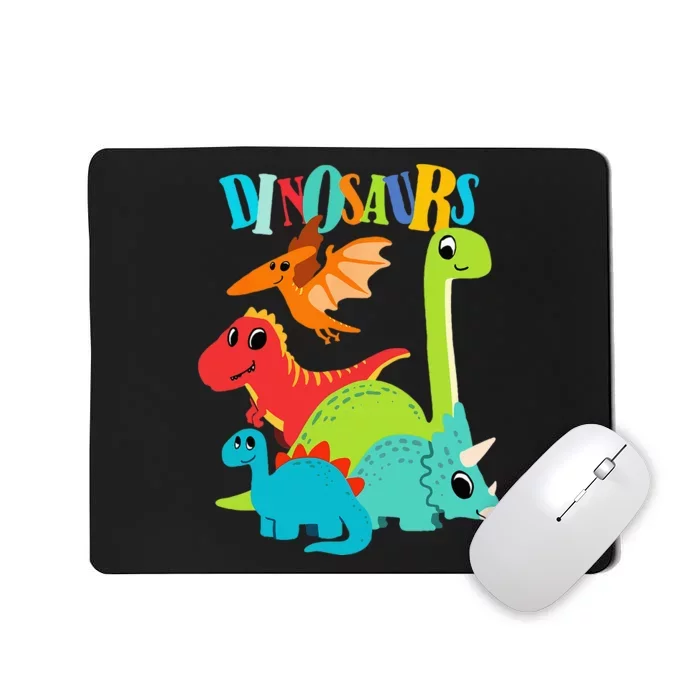 Cute Dinosaurs Types Of Dinosaurs For Kids Dino Lover Mousepad