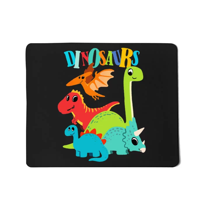 Cute Dinosaurs Types Of Dinosaurs For Kids Dino Lover Mousepad