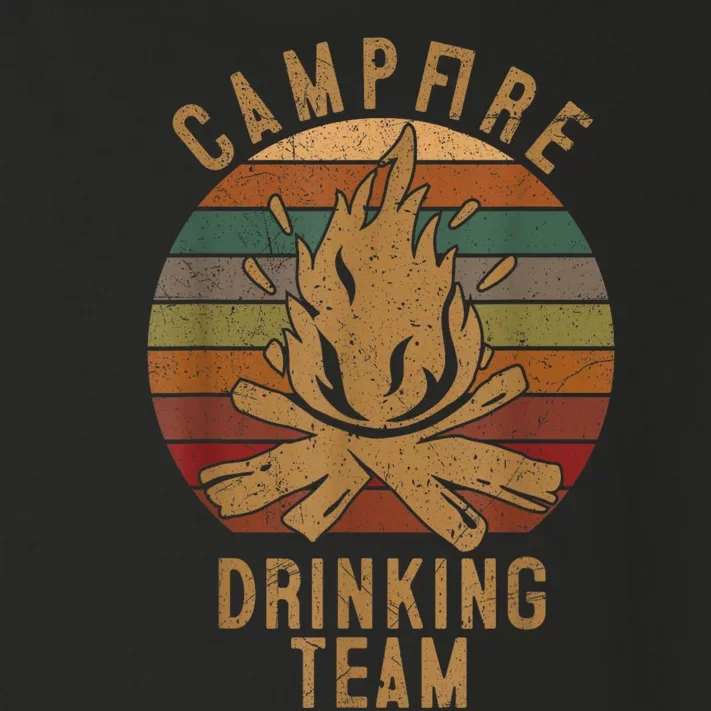 Campfire Drinking Team Camping Lovers Gifts Camper Toddler Long Sleeve Shirt