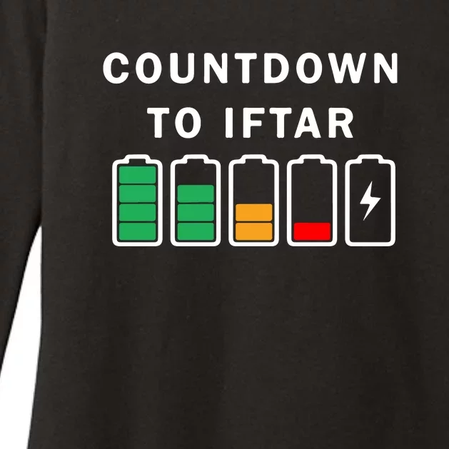 Count Down To Iftar Gift For Ramadan Mubarak Womens CVC Long Sleeve Shirt