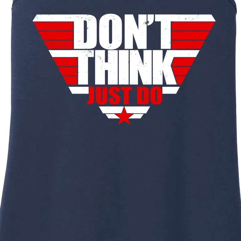 Cool Don't Think Just Do Logo Ladies Essential Tank