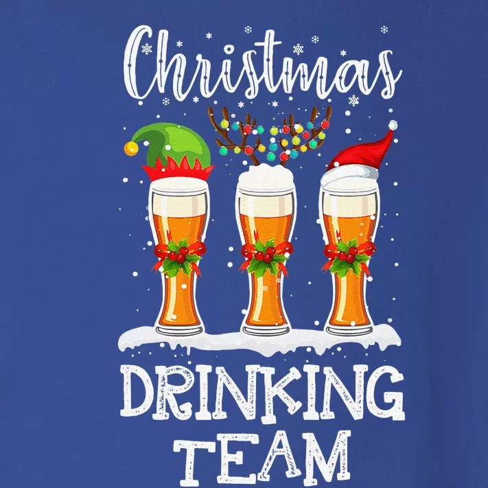 Christmas Drinking Team Holiday Season Xmas Beer Lover Toddler Long Sleeve Shirt