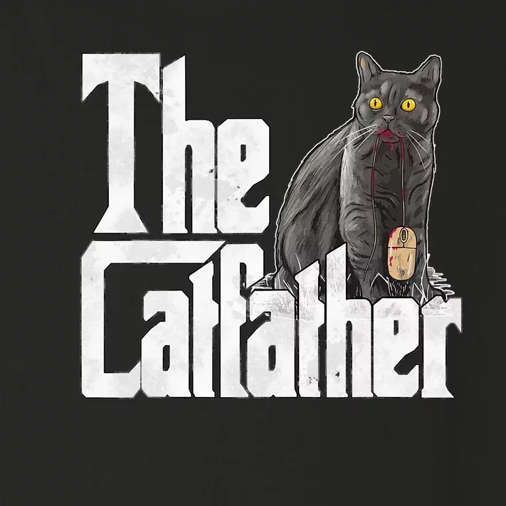 Cat Dad The Catfather Crazy Cat Father Kitty Daddy Toddler Long Sleeve Shirt